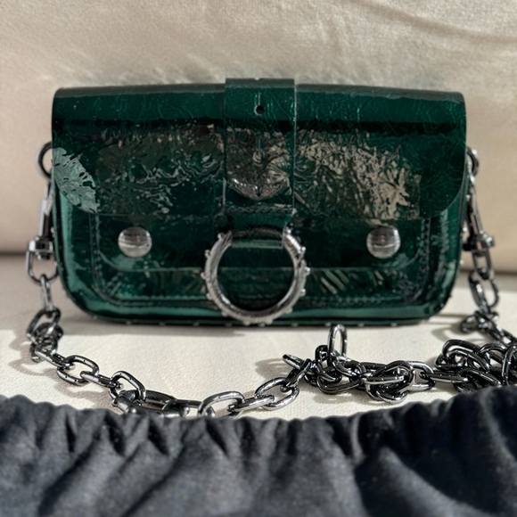 LIMITED EDITION Zadig x Kate Patent Leather Chain Wallet - Picture 2 of 4